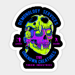 Unknown Creatures Skull Sticker